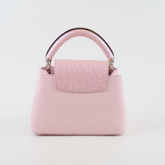 Louis Vuitton Capucine Mini Baby Pink Ostrich and Taurillon Leather