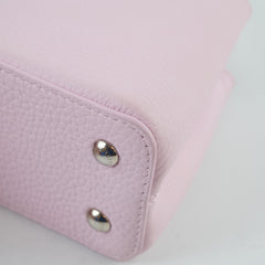 Louis Vuitton Capucine Mini Baby Pink Ostrich and Taurillon Leather