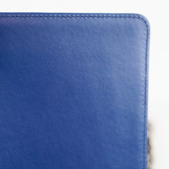 Chanel Old Medium Boy Bag Lambskin Blue 23Series