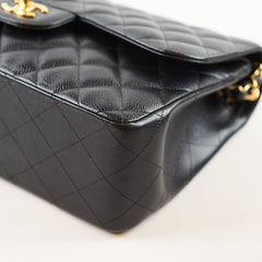Chanel Classic Double Flap Jumbo Caviar Black GHW