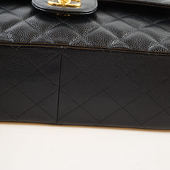 Chanel Classic Double Flap Jumbo Caviar Black GHW
