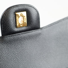 Chanel Classic Double Flap Jumbo Caviar Black GHW