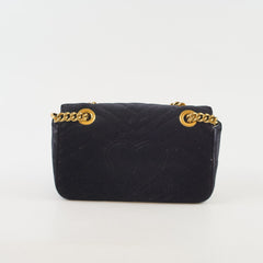 Gucci Marmont Velvet Black