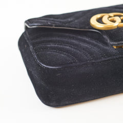 Gucci Marmont Velvet Black