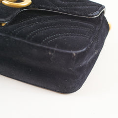 Gucci Marmont Velvet Black