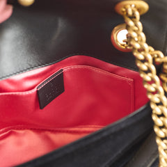 Gucci Marmont Velvet Black