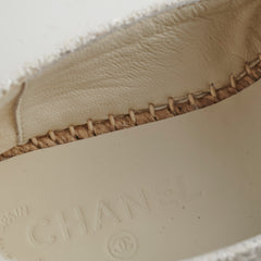 Chanel Espadrilles White Size 38