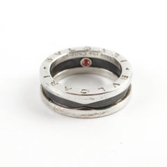 Bvlgari Save The Children Ring Silver Size 54