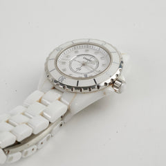 Chanel J12 White Diamond Ladies Watch