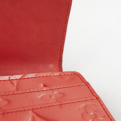 Louis Vuitton Vernis Long Wallet Red