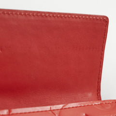 Louis Vuitton Vernis Long Wallet Red