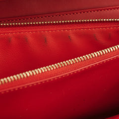 Louis Vuitton Vernis Long Wallet Red