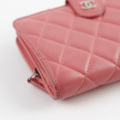 Chanel Compact Wallet Pink