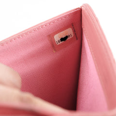 Chanel Compact Wallet Pink