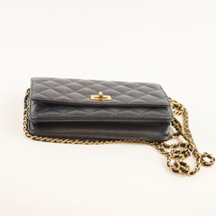 Chanel Reissue 2.55 Wallet on Chain Caviar Leather