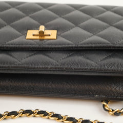Chanel Reissue 2.55 Wallet on Chain Caviar Leather