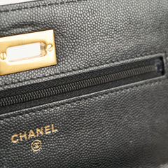 Chanel Reissue 2.55 Wallet on Chain Caviar Leather