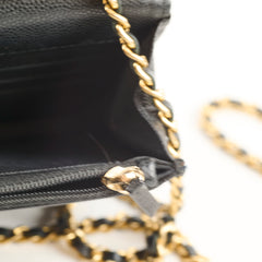 Chanel Reissue 2.55 Wallet on Chain Caviar Leather