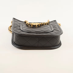 Chanel Hobo 2 Way Black