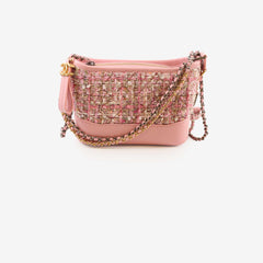 Chanel Gabrielle Small Pink Tweed
