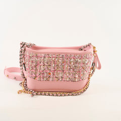 Chanel Gabrielle Small Pink Tweed