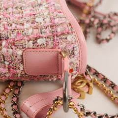 Chanel Gabrielle Small Pink Tweed