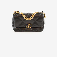 Chanel 19 Black Small