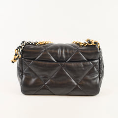 Chanel 19 Black Small