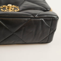 Chanel 19 Black Small