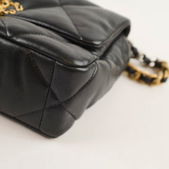 Chanel 19 Black Small