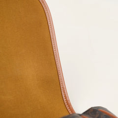 Celine Triomphe Medium Folco Crossbody Tan Brown