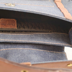 Christian Dior Vintage Denim Street Chic Columbus bag