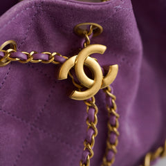 Chanel 25 Mini Suede Purple