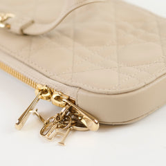 Christian Dior Call'in Phone Pouch Beige