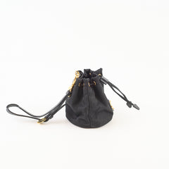 Prada Nylon Coin Pouch Black