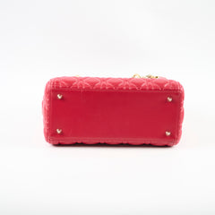 Christian Dior Lady Dior Medium Red