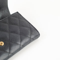 Chanel Long Wallet Black Caviar