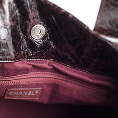 Chanel In The Mix Hobo Tote Bag Brown