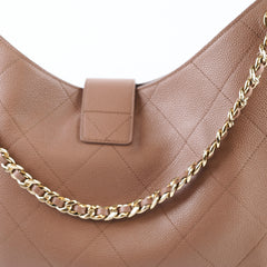 Chanel Brown Maxi Shopping Bag Brown