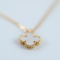Van Cleef & Arpels Sweet Alhambra Mother of Pearl MOP Necklace