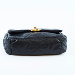 Chanel Small Chanel 19 Goatskin Black
