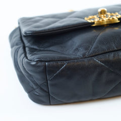 Chanel Small Chanel 19 Goatskin Black