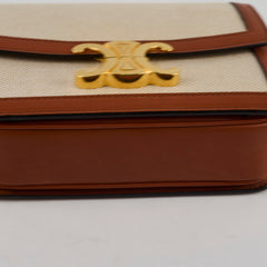 Celine Classique Triomphe Canvas Natural/Tan