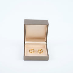Bulgari Serpenti Yellow Gold Diamond Earrings