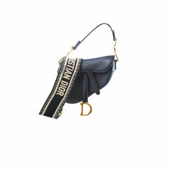 Christian Dior Mini Saddle Black