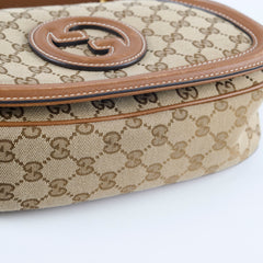 Gucci Blondie Medium Top Handle GG Canvas Beige