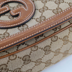 Gucci Blondie Medium Top Handle GG Canvas Beige