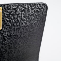 Chanel Small Boy Bag Black Caviar GHW (microchip) Leather Lined