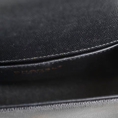 Chanel Small Boy Bag Black Caviar GHW (microchip) Leather Lined