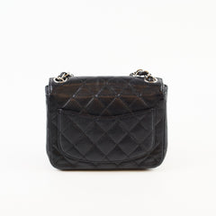 Chanel Mini Square Caviar Black SHW (11 Series)